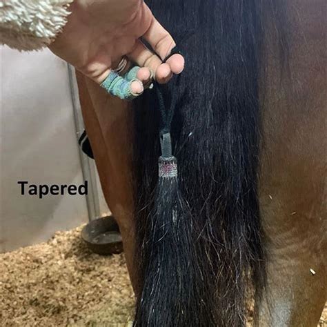 how are fake horse tails made